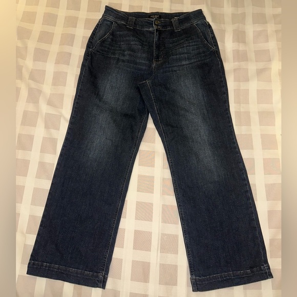 Judy Blue Dark Indigo Wide-Leg Women's Jeans - Picture 2 of 5